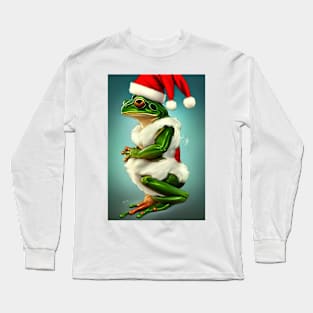 Kawaii Frog Christmas Cute Long Sleeve T-Shirt